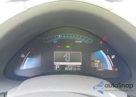 2011 Nissan Leaf Sv z USA, uszkodzony, nr VIN JN1AZ0CP0BT007196